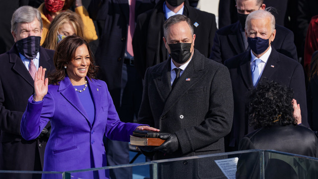Kamala Harris is sworn as U.S. Vice President 